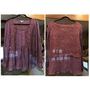 💜💕CAbi Longsleeve shirt💕💜